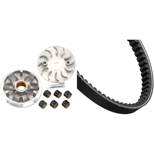 KITACO Power Drive Kit Type X Address V125/G/S 489-2411000 & Drive Belt Type X Address V125/G 468-2411000 [Set Purchase]