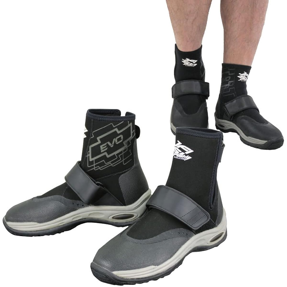 J-FISH Evolution Jet Boots Black GRP_JJB-401