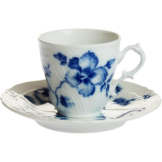 RICHARD GINORI Rose Blue Coffee Cup Saucer (S) 02-2735/2810 [Parallel Import]