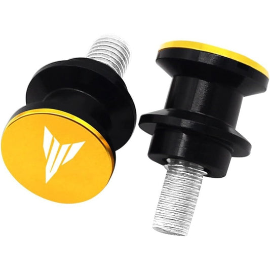 DOOREX Motorcycle Swingarm Spool 6mm Stand Screw CNC Aluminum Accessories Yamaha MT-01 MT-10 MT-03 MT-07 MT-09 MT125 FZ-07 FZ-09 Swingarm Slider Spool (Size : Gold)