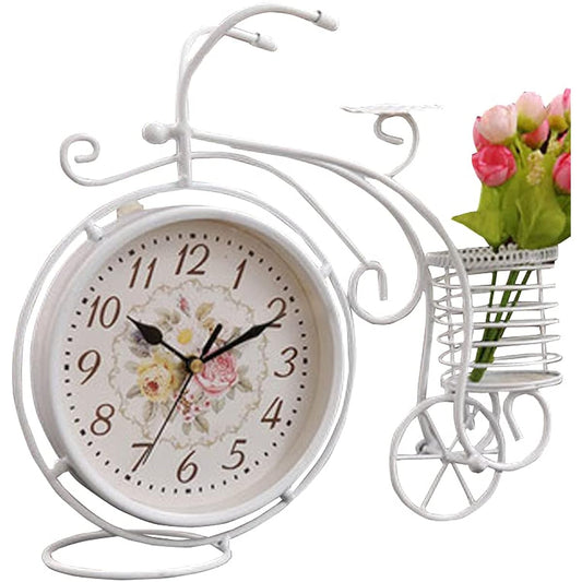 [Nel Rosso] Table Clock Interior Analog Scandinavian Battery Small Clock Tabletop Cute Genuine Product Free Size p cka242133-Free-p