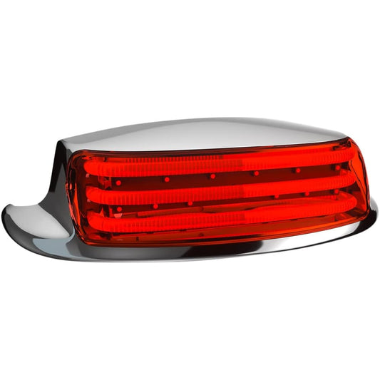Custom Dynamics PB-FT-TOUR-R-C Probeam Rear Fender Chip Light Crom Fine Red Lens