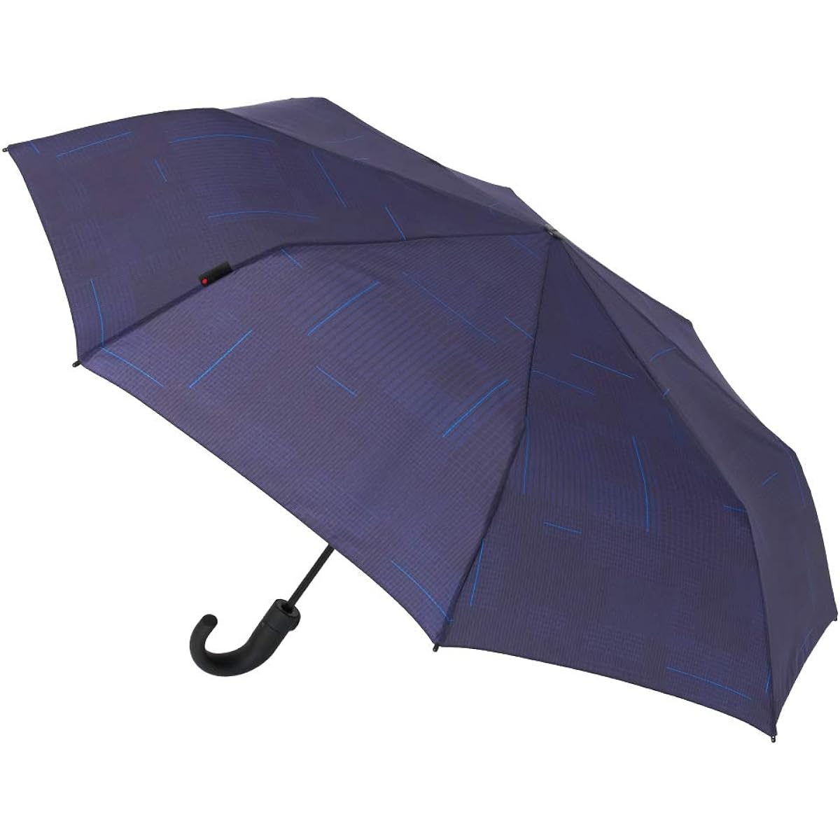 Knirps Folding Umbrella, One-Touch Automatic Open/Close, Enhanced Durability [Regular Imported Product] T.280 MidiumDuomaticCrockHandleSafrty Challenge Blue KNTL280-8434