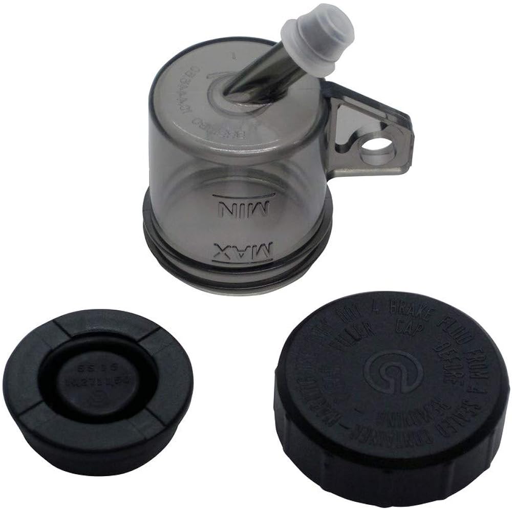 brembo oil tank S15B type small tank: smoke gray cap: black, extraction: 45 degrees 10.4446.53