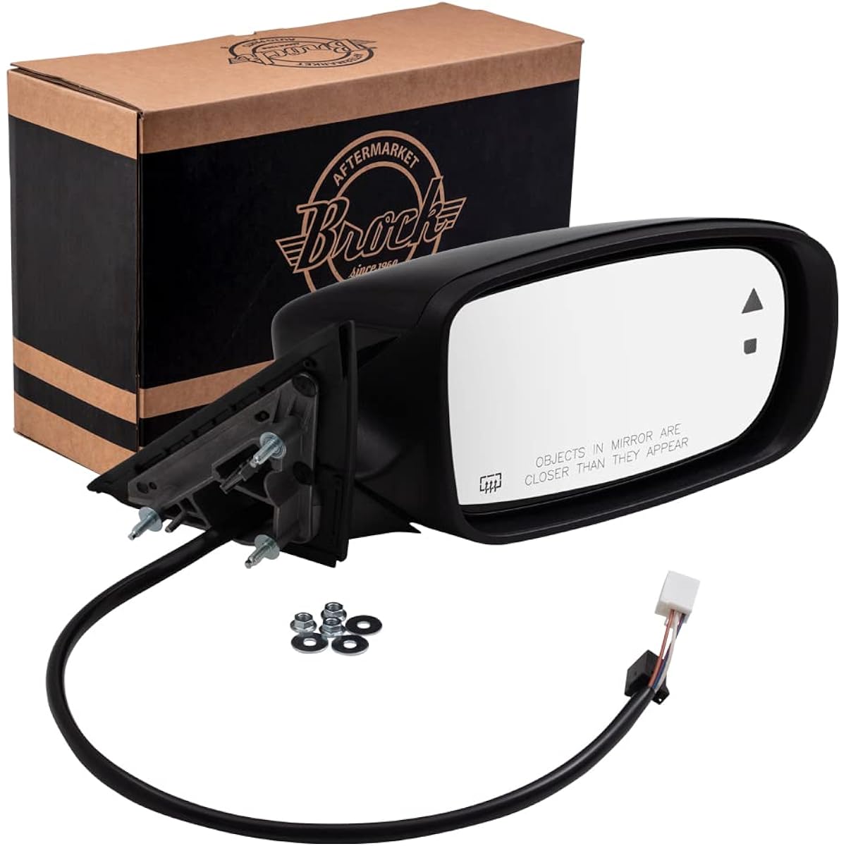 Replaced passenger seat side view mirror heating blind spot detection 2011-2018 Charger 1TG40DX8AK supports