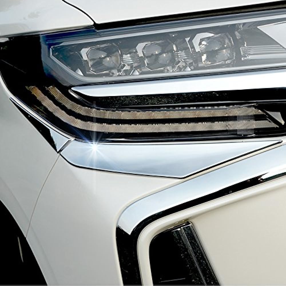 [Share Style] Alphard 30 Series Late Aerobody Front Bumper Headlight Underline 4P [K]