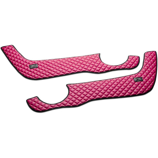 DAD Garson MH23S Wagon R/Wagon R Stingray D.A.D Door Kick Guard 1st Row Left and Right Set [Quilting Pink] GARSON KH037-01-01