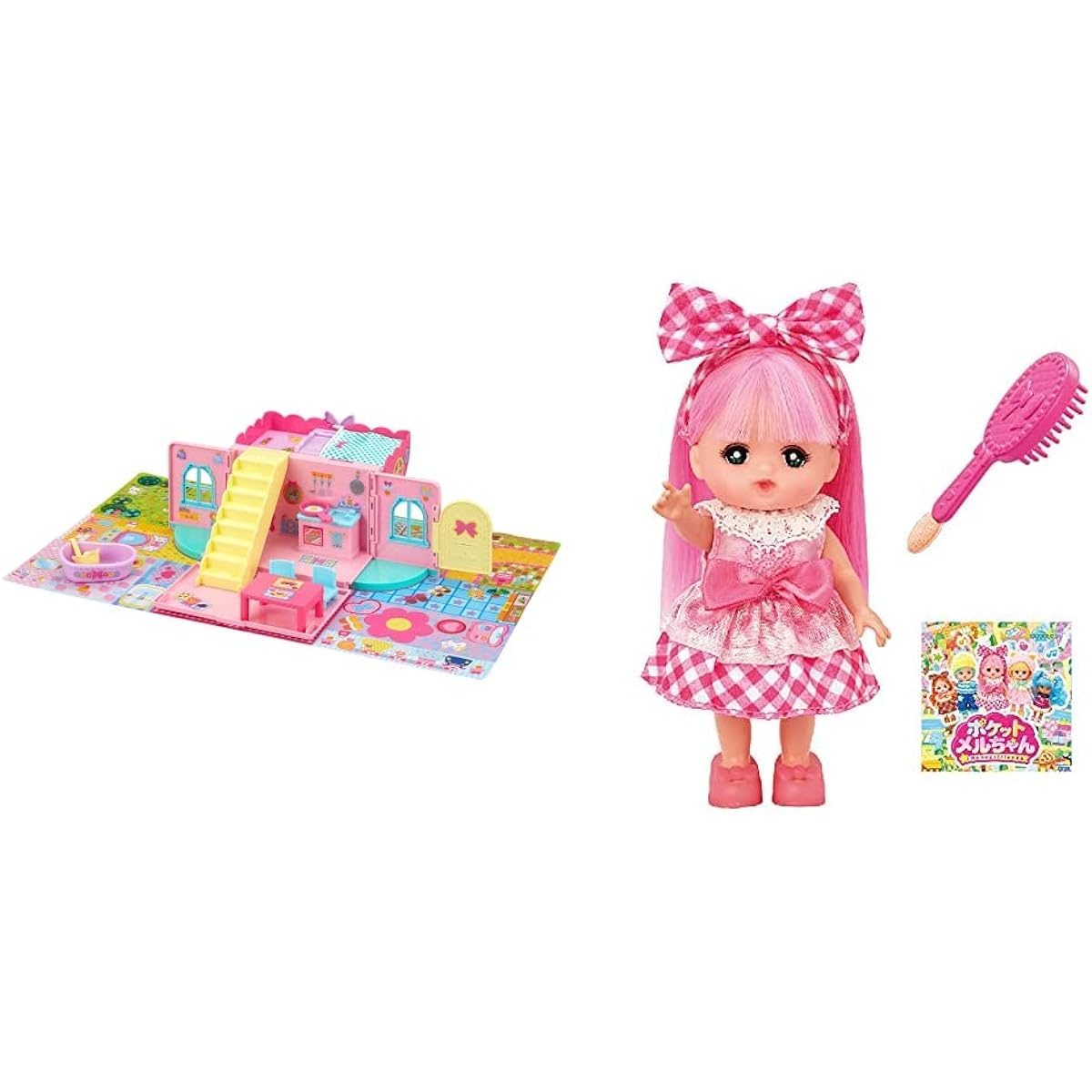 Pocket Mel-chan Spread and play! Poke Mel House + Doll Set