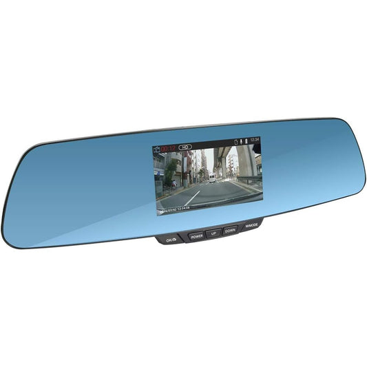 [Enplace] DIA DORA Room Mirror Type Drive Recorder (Equipped with 4.3 inch LCD/1 million pixel G sensor) 8GB microSD card included NDR-167M