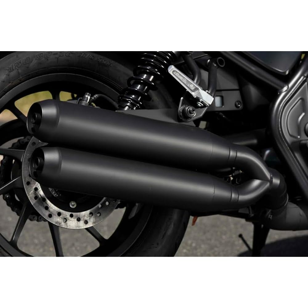 Beams Power Header W Government Certified Matte Black Version Slip-on Rebel 250 8BK-MC49 G1016-23-001