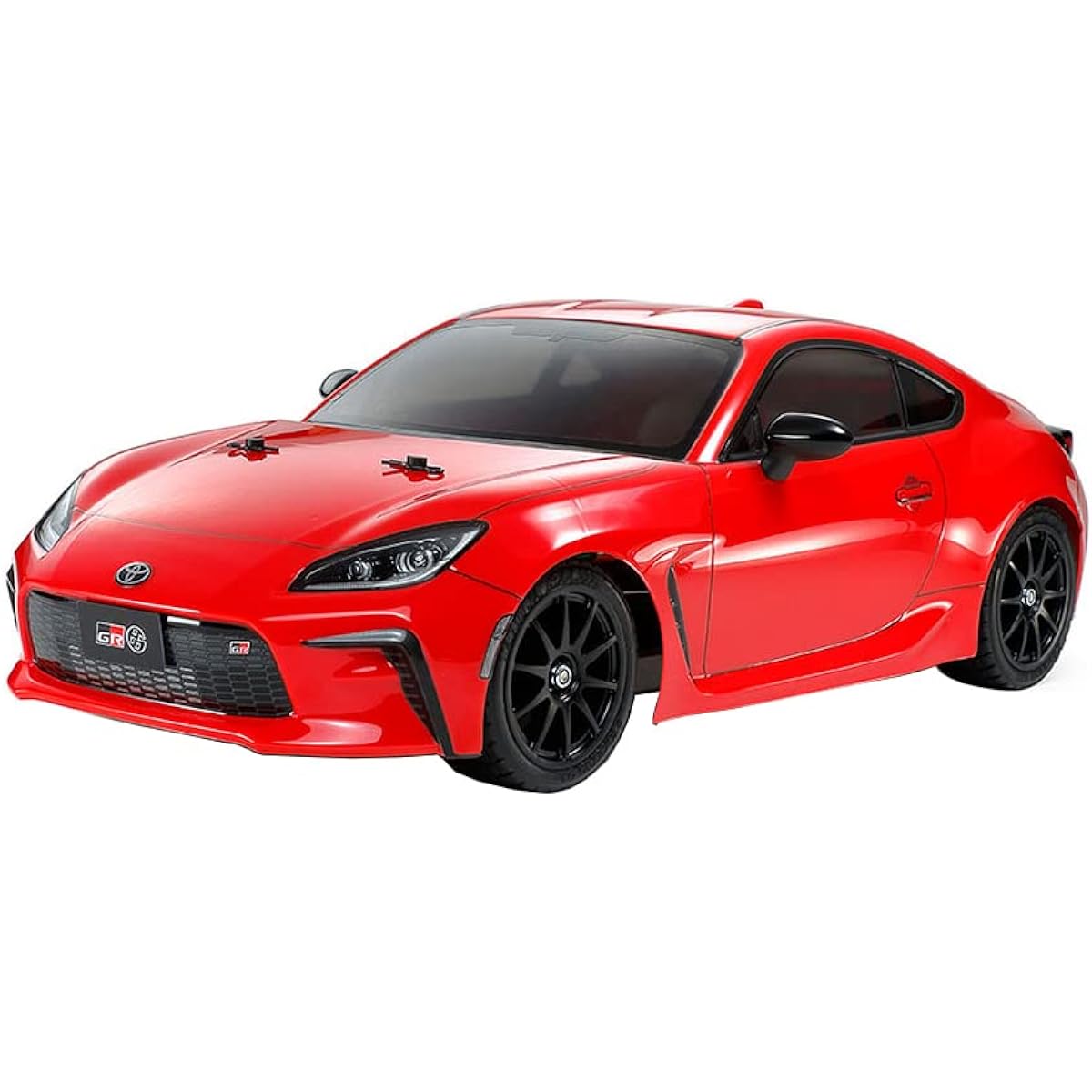 Tamiya 1/10 XB Series No.231 Toyota GR 86 (TT-02 Chassis) Red Painted Complete Model with Propo 57931