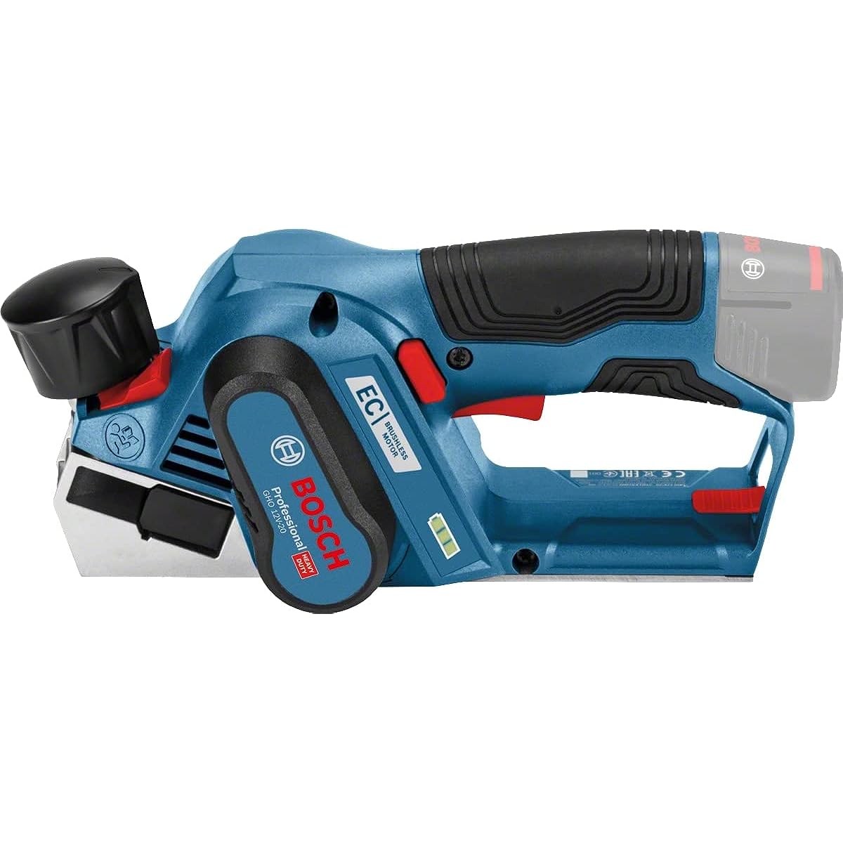 Bosch Professional 10.8V Cordless Planer (2 blades *Installed + stored in main unit *Battery and charger sold separately) GHO10.8V-20H