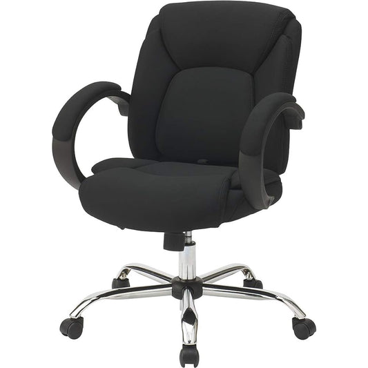 Nakabayashi Support Cushion Executive Chair Black CCF-601-BK