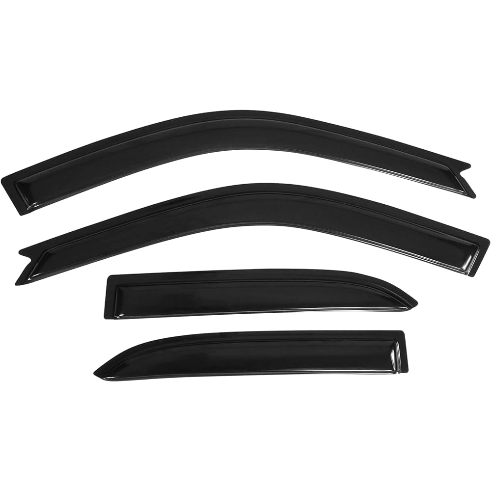 IKON MOTORSPORTS Window Viser 2001-2005 Lexus IS300 4 Door Slim Style Smoked Tint Sun Rain Windguard Vent 2002 2004 2004