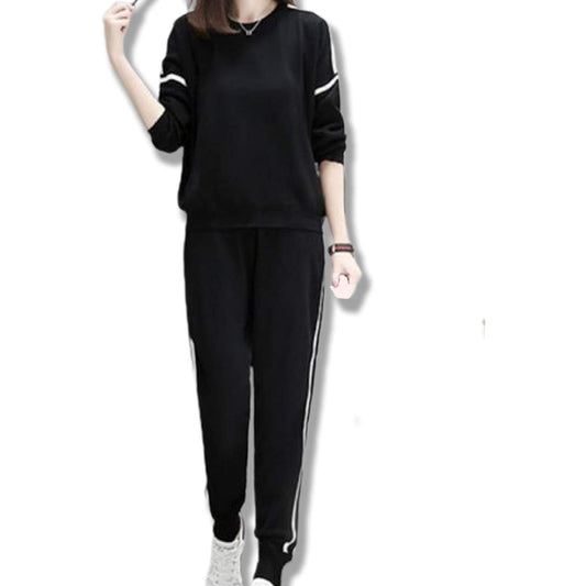 [Slow Ride] Women's Setup, Jersey Material, Top and Bottom Set, Room Wear, Everyday Wear, Thin, Loose, Large Size