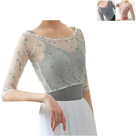 ProDance Embroidery Tops Ballet Wear PT005M