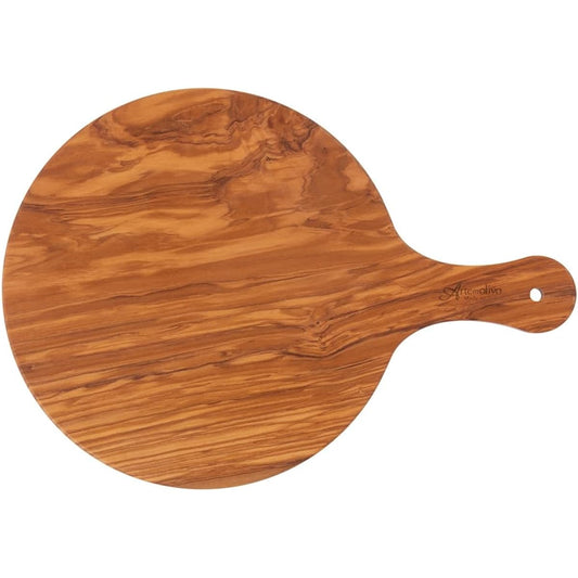 Arteinolivo Olive Wood Round Cutting Board (L Size)