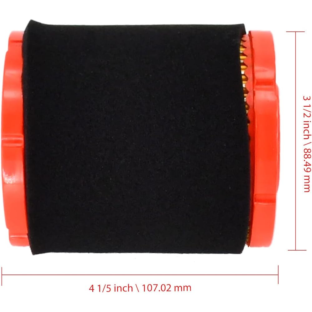937-05066 Air filter CUB CAD XT1 lawn tractor XT1-LT42C XT1-LT46 MTD 547CC PowerMore 4X90HU 8X90ZU 9X90HU Engine Troybuilt TB42 HYDRO PONY 42X replacement 37-0 37-0 5 066 15847