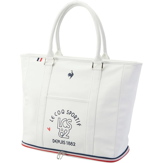 [Le Coq Sportif] Boston Bag Tote Bag Double Layer Shoe Storage Zipper Specifications Golf QQCXJA02