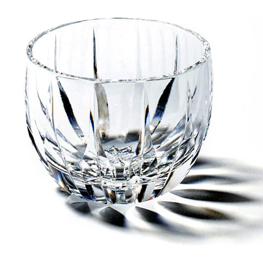 [Taimuro Kobo Official] Crystal Edo Kiriko Yasunori Kimura Kenbishi Glass Cup (Clear) TB5100-00 Paulownia Box Made in Japan