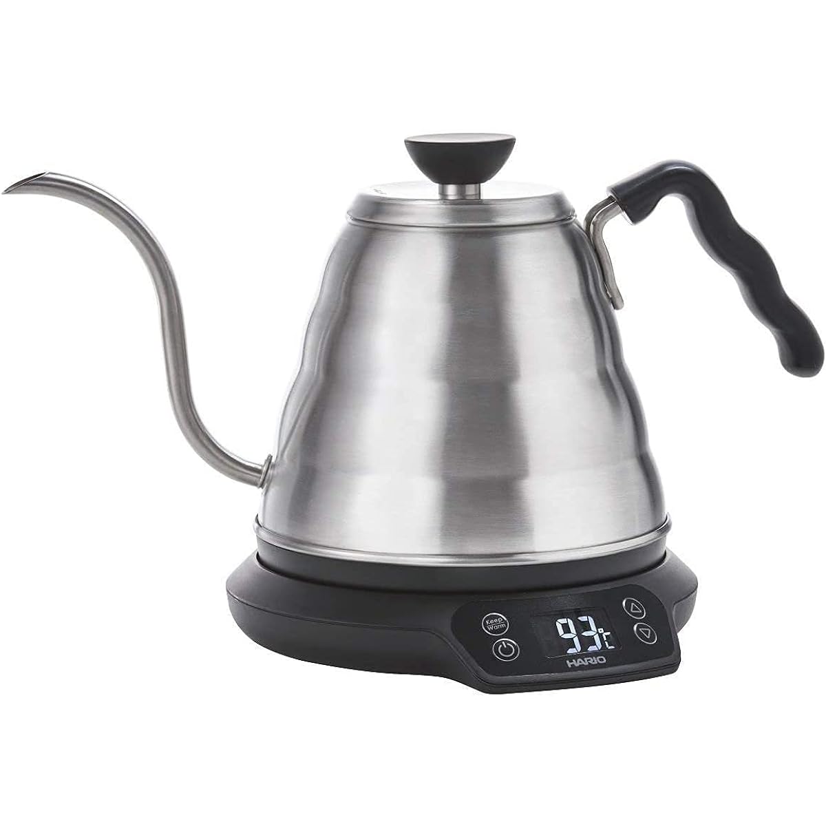 Hario HARIO V60 Power Kettle with Temperature Adjustment Vono N EVT-80-HSV Silver