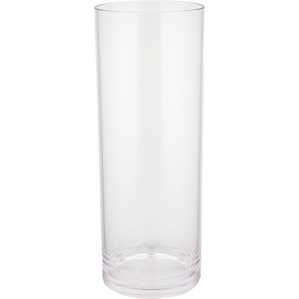 FOYER Unbreakable Vase Flower Base Polycarbonate Stylish Height 40 cm Width 15 cm Large 2300010