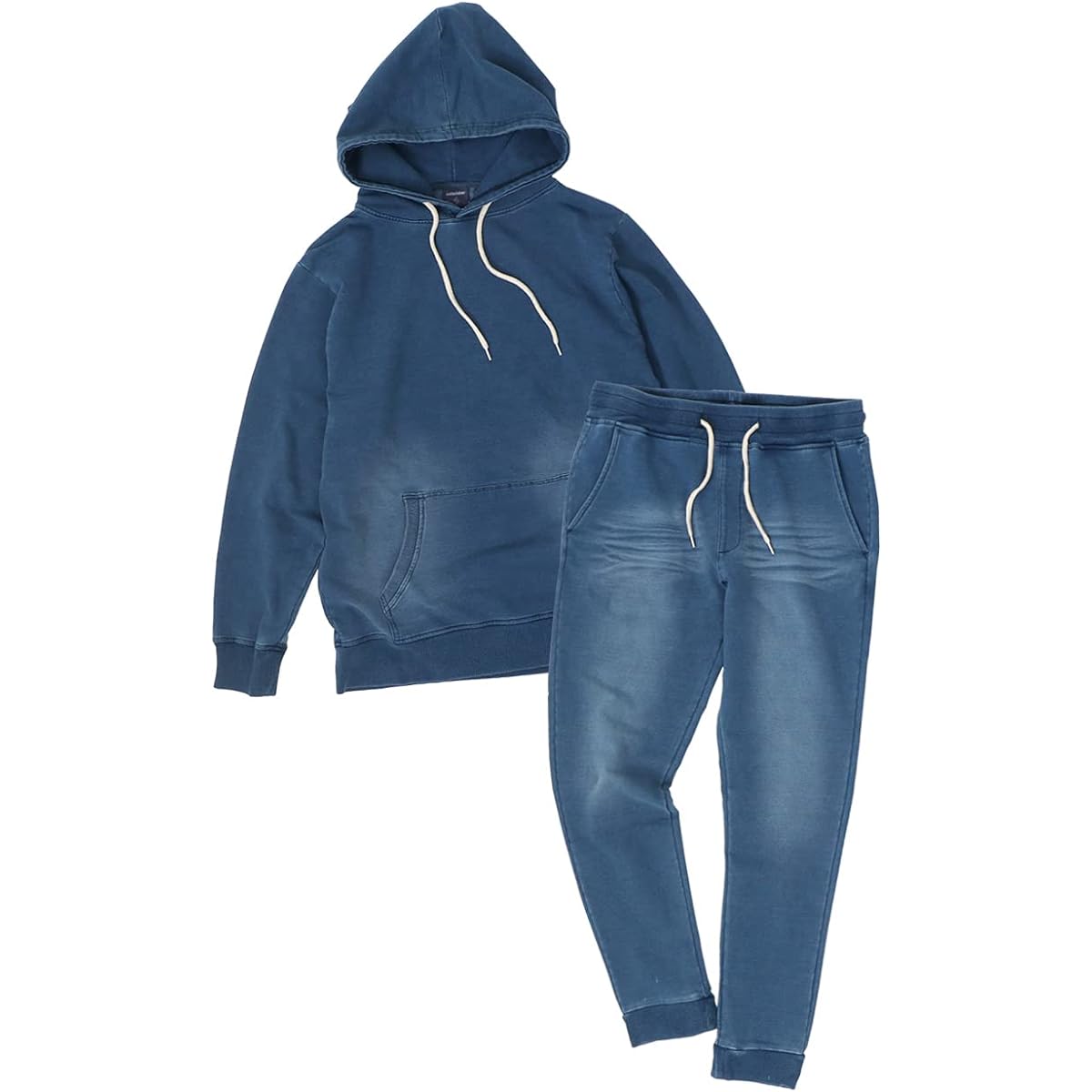 [Soleil Doll] Room Wear Top and Bottom Setup Men's Summer Parka Jogger Pants Cut Denim Long Sleeve