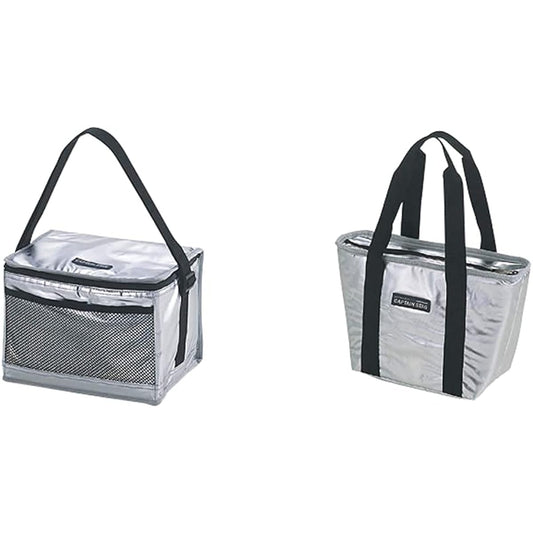 CAPTAIN STAG Cold Bag Delice Soft Cooler Bag Foldable Silver