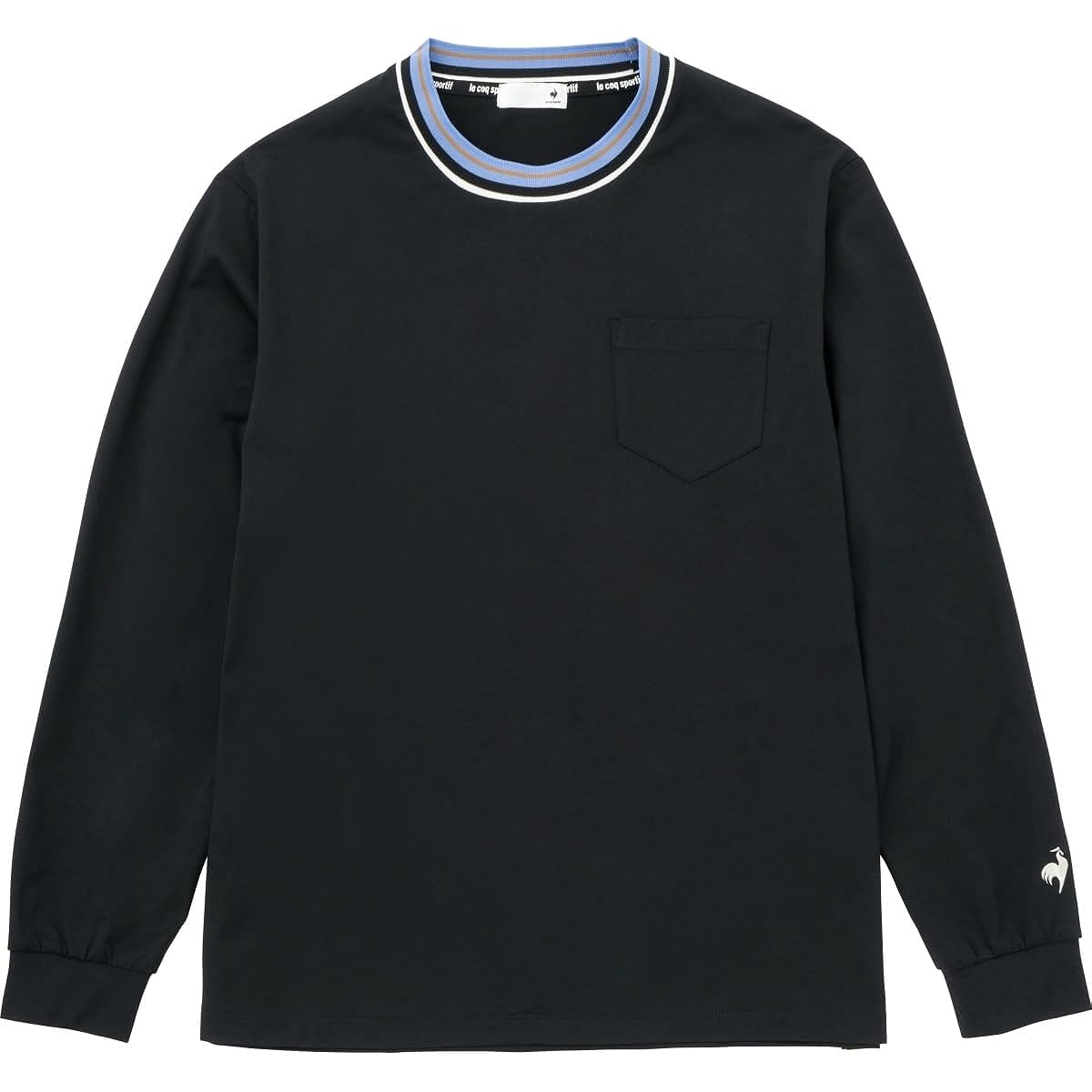 [Le Coq Sportif] T-Shirt Helanka Long Sleeve T-Shirt Sweat Absorbent Quick Drying UV CUT (UPF50+) Stretch Long T Pocket Women's QMWWJB01
