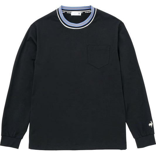 [Le Coq Sportif] T-Shirt Helanka Long Sleeve T-Shirt Sweat Absorbent Quick Drying UV CUT (UPF50+) Stretch Long T Pocket Women's QMWWJB01