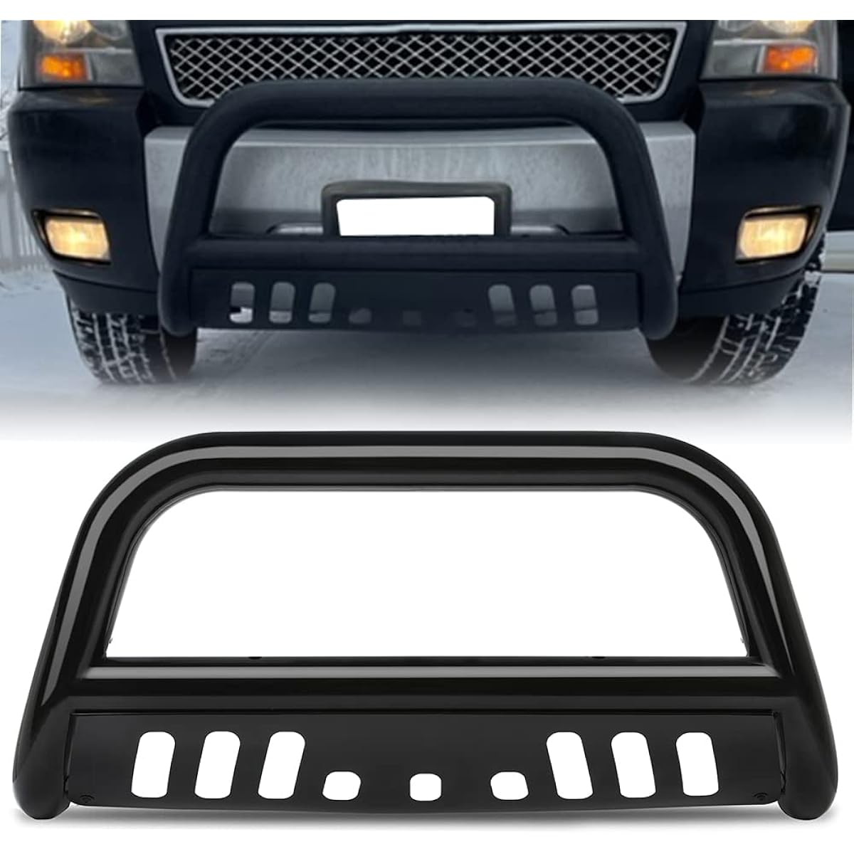 HECASA Brewer 2007-2018 Chevrolet Silverado 1500/GMC Sierra 1500 2007-2020 Sabban 1500/Taho Cadillac Escaled Abalantic GMC Yukon Front Bumper Grill Brushigard