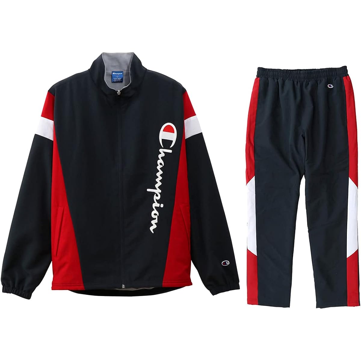 [Champion] Windbreaker jacket/pants top and bottom set C3-QSC02/C3-QSD02 Lining: Brushed tricot