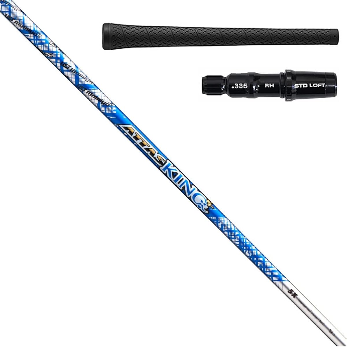 Taylor Made STELTH series SIM-MAX.M5.M6 driver compatible shaft with sleeve ATTAS 13 KING (with IOMIC grip)