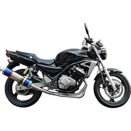 BigOne Varios Type 2 Muffler Motorcycle Parts Full Exhaust Titanium/Stainless Steel Burnt Color 22721