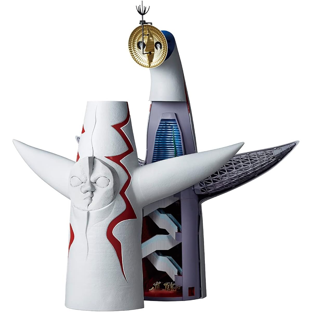 KAIYODO ARTPLA Tower of the Sun 1/200 scale unpainted unassembled plastic model kit