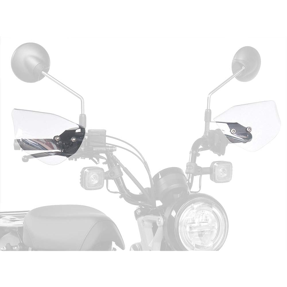 Asahi Windshield (AF ASAHI) Knuckle Visor Shockproof Acrylic Resin/Made in Japan CT125 Hunter Cub (2BJ-JA55/'20-) Clear M6-01