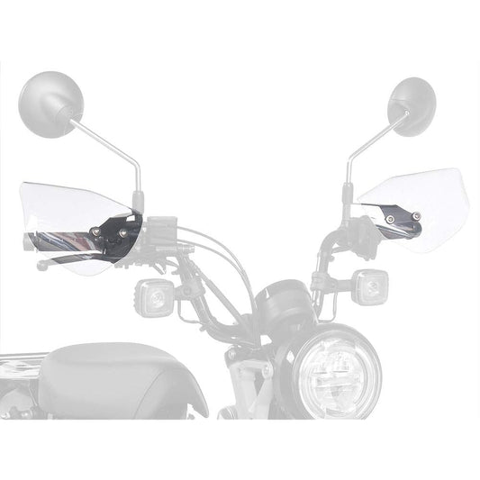 Asahi Windshield (AF ASAHI) Knuckle Visor Shockproof Acrylic Resin/Made in Japan CT125 Hunter Cub (2BJ-JA55/'20-) Clear M6-01