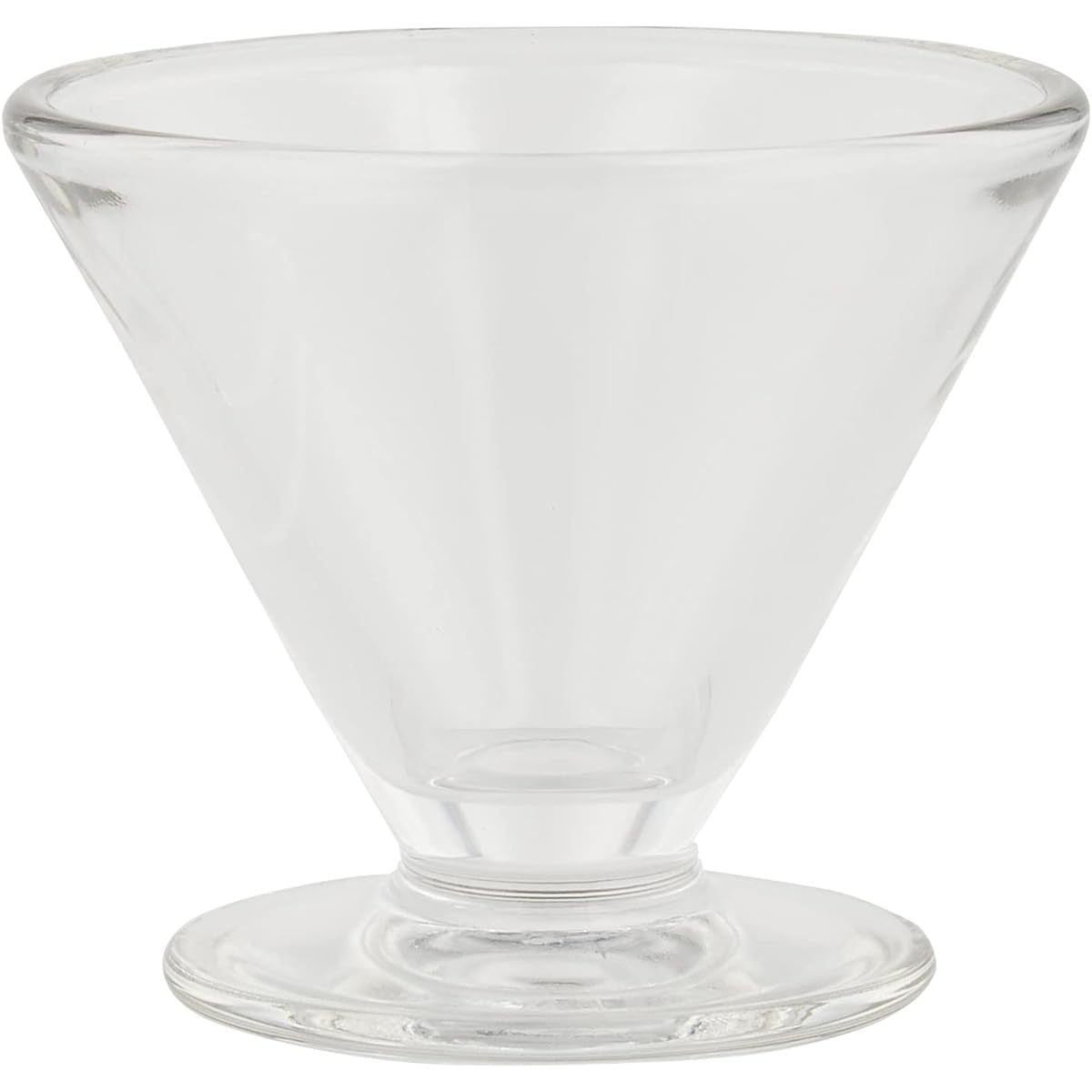 ADERIA La Rochelle 6179 Dessert Glass 150ml Set of 6 Parfait Sundae Container Cup Glass Stylish Ice Cream with Feet Coffee Shop Tableware Commercial Use Daily Use Durable Yogurt Mousse Fruit H3639
