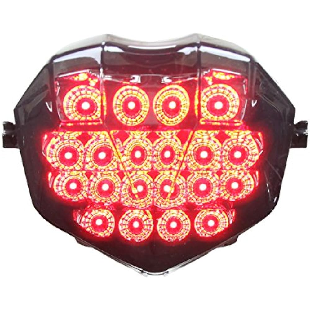 Integrated Sequential LED Tail Light Smoke Lens for 2013-2017 Triumph Daytona 675 20+ Moto2 13-19 Street Triple 20-22 765 RS
