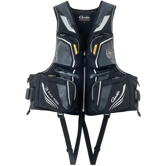 Gamakatsu Floating Vest GM2193 Black (BLACK WORKS) M