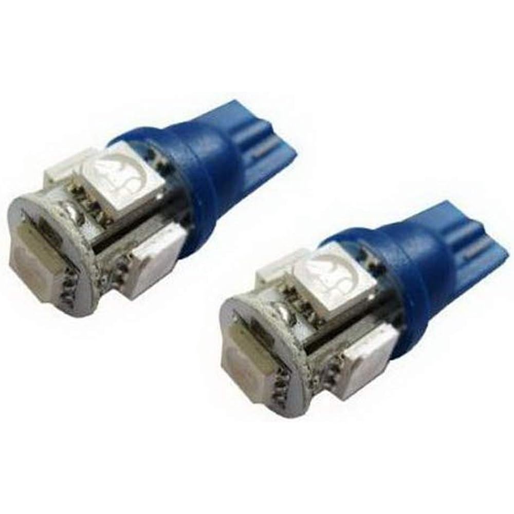 IJDMTOY Ultra Blue 5-SMD 168 194 2825 T10 LED replacement Light upgrade