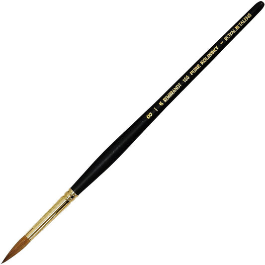 Talens Japan Talens Rembrandt Watercolor Paint Brush Series 100 Kolinsky Round No. 8 T909-100-08