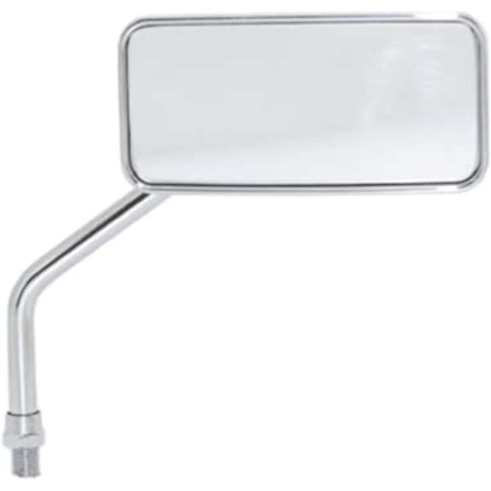 Tanax Bike Mirror Napoleon Custom Square Mirror Chrome Plated Right Side 10mm Positive Thread AC-101-10R