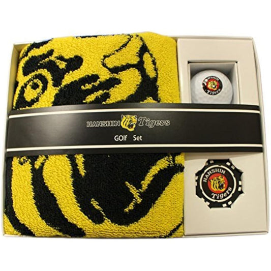 Hanshin Tigers Golf Gift Set Gift Set Present Golf Ball Chip Marker Towel Hand Towel Combi Prize Character Professional Baseball