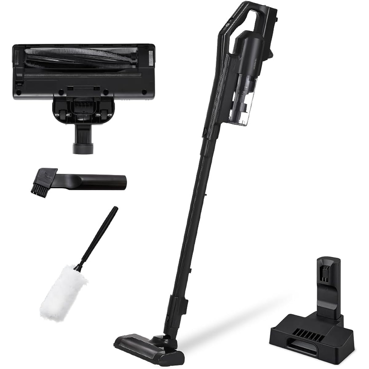 [Includes electrostatic mop] Iris Ohyama Rechargeable Cyclone Stick Cleaner Vacuum Cleaner Cordless Cyclone Stick Cleaner Popular SCD-184PM-B Black