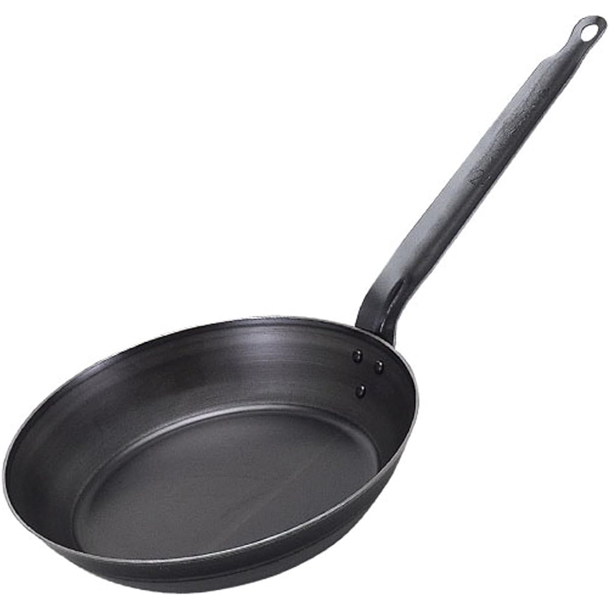 SS iron bottom thick frying pan 32cm
