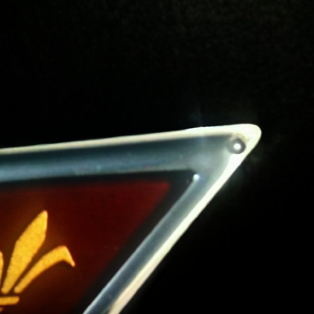 C6 Colvet Cross Flag Metal Under Food Emblem ZR1 All 2005 to 2013 Corvette