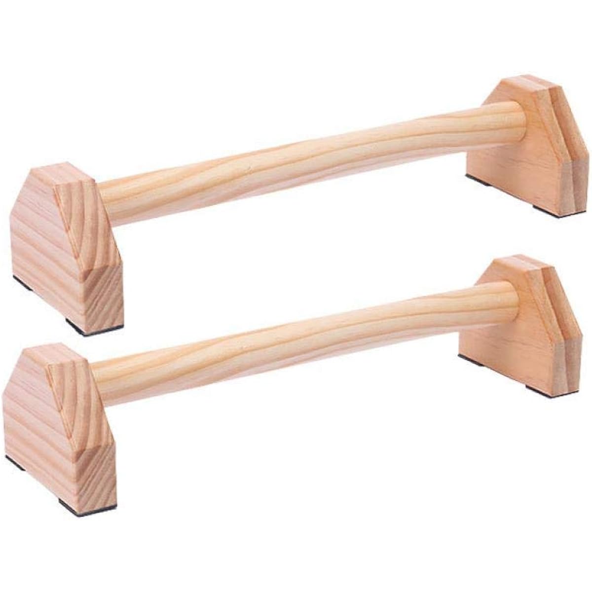 Aculldo Handstand Bar Gymnastics Wooden Training Strength Training Sturdy Stability Non-slip Push Up Bar Fitness Push Up Handstand Push Up Stand Inverted Stand Wooden Parallel Bar L Sit Push Up Handstand Bodyweight Training Pectoralis Major Abdominal Mus