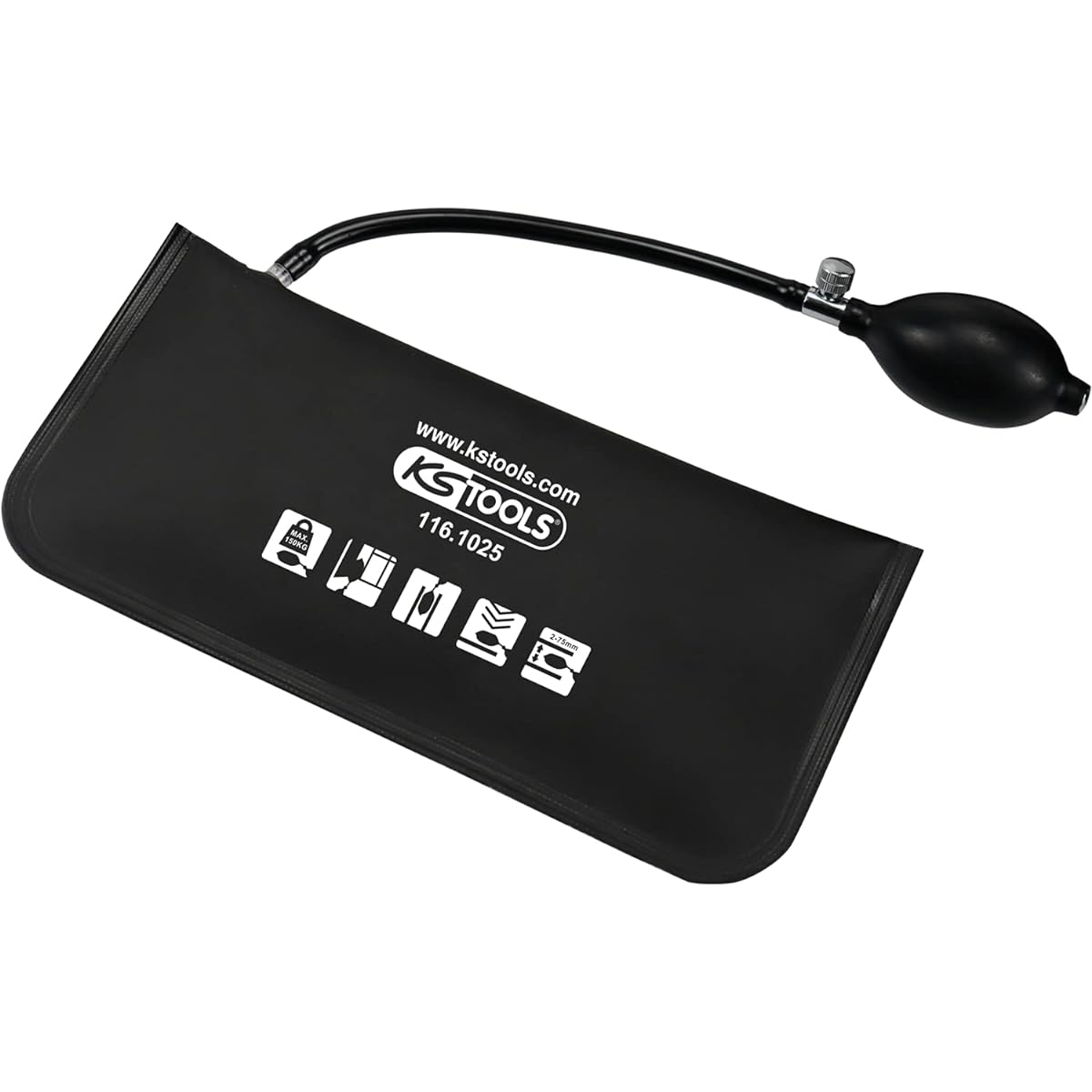 KS Tools Panel bag with hand pump 133x270mm 116.1025