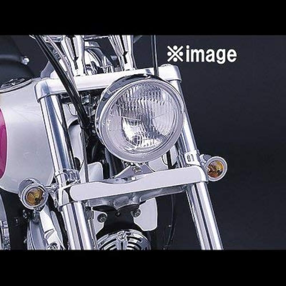 Hurricane: Bullet turn signal kit fork mount (clear)